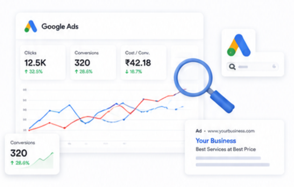 Google Ads Management illustration